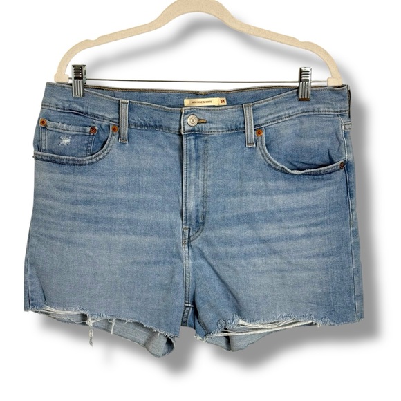 Levi’s High Rise Shorts Size 34 - Picture 1 of 6